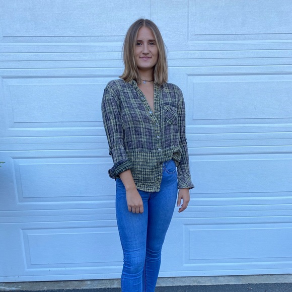 Freepeople flannel shirt - Picture 2 of 2
